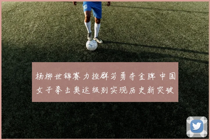 杨柳世锦赛力挫群芳勇夺金牌 中国女子拳击奥运级别实现历史新突破